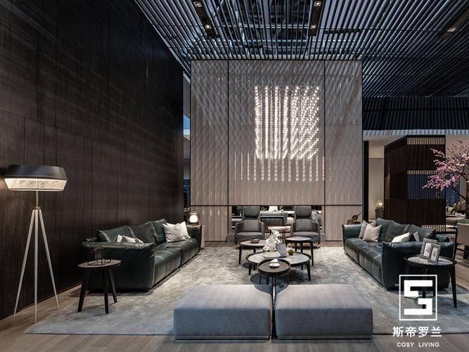 斯帝羅蘭家具 現代簡約客廳的軟體皮質沙發藝術